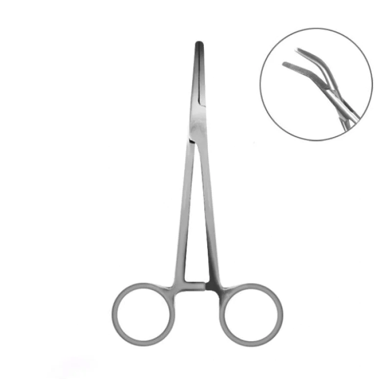 Форцепс DELPHIN Curved Forceps - 13cm