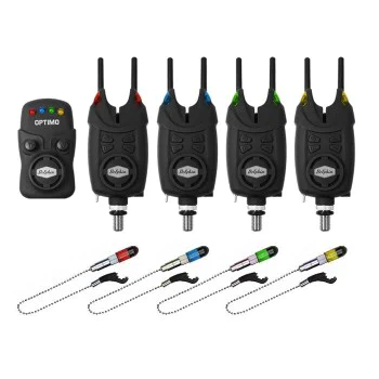 Сигнализатори DELPHIN Optimo 9v 4+1 CSWII set bait alarm and snag