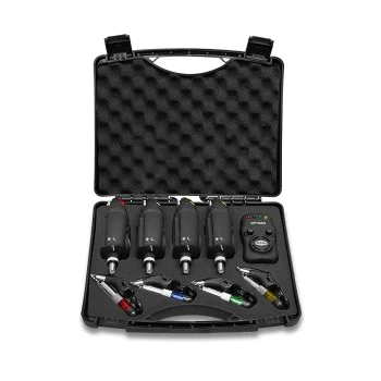 Сигнализатори DELPHIN Optimo 9v 4+1 CSWII set bait alarm and snag