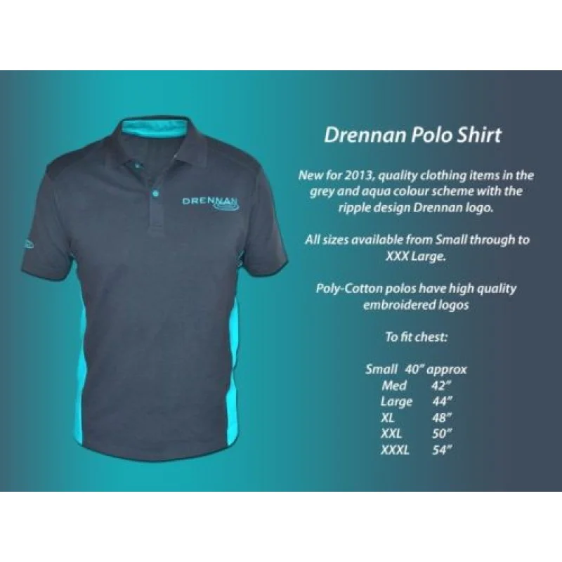 Тениска с яка DRENNAN Polo Shirt Grey