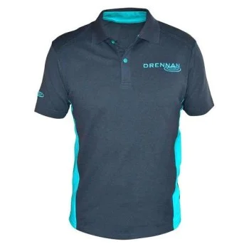 Тениска с яка DRENNAN Polo Shirt Grey