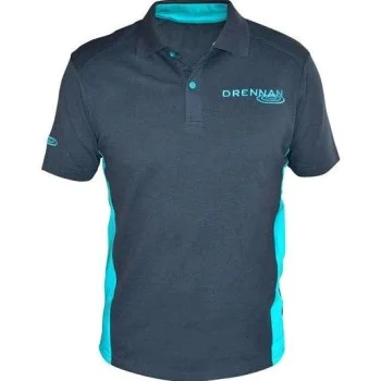 Тениска с яка DRENNAN Polo Shirt Grey