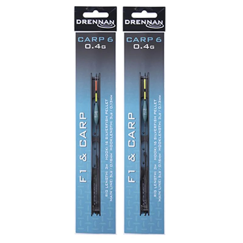 Готов монтаж с плувка DRENNAN Carp 6 - F1 And Carp Rig