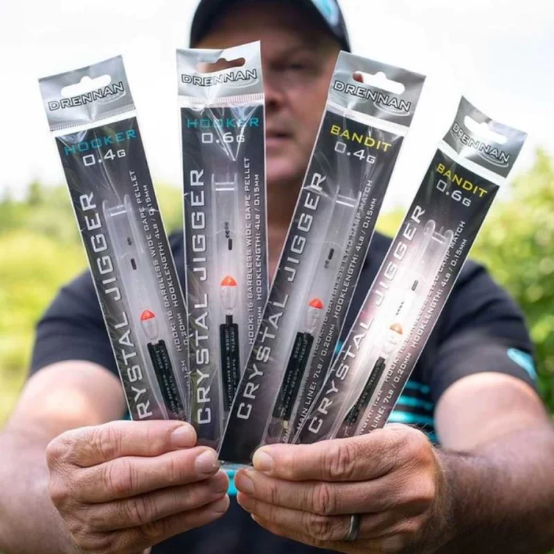 Готов монтаж с плувка DRENNAN Crystal Jigger Rig Hooker