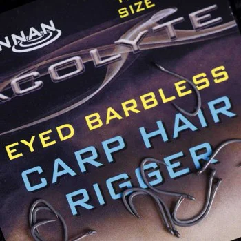 Куки без контра DRENNAN Acolyte Carp Hair Riggers Barbless Hooks