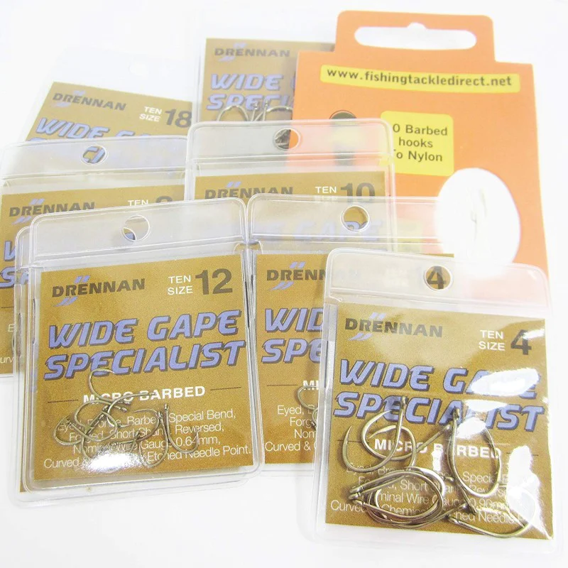 Куки единични DRENNAN Wide Gape Specialist