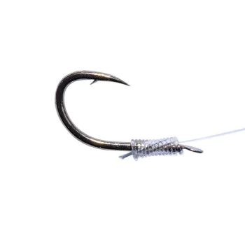 Вързани куки DRENNAN Fluorocarbon Feeder Wide Gape