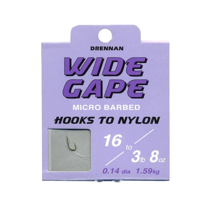 Вързани куки DRENNAN Wide Gape HTN