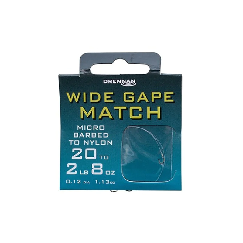 Вързани куки DRENNAN Wide Gape Match HTN
