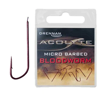 Куки за вердевас DRENNAN Acolyte Micro Barbed Bloodworm Hooks