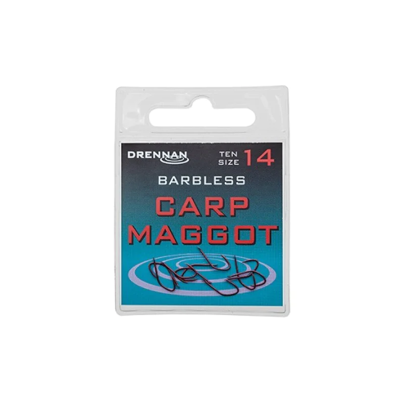 Куки единични DRENNAN Barbless Carp Maggot