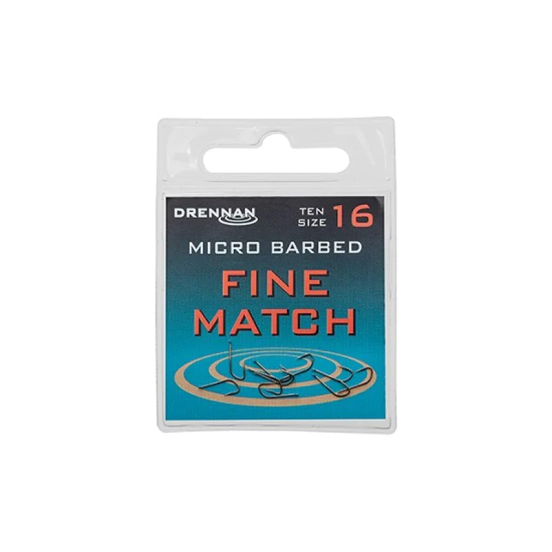 Куки единични DRENNAN Fine Match