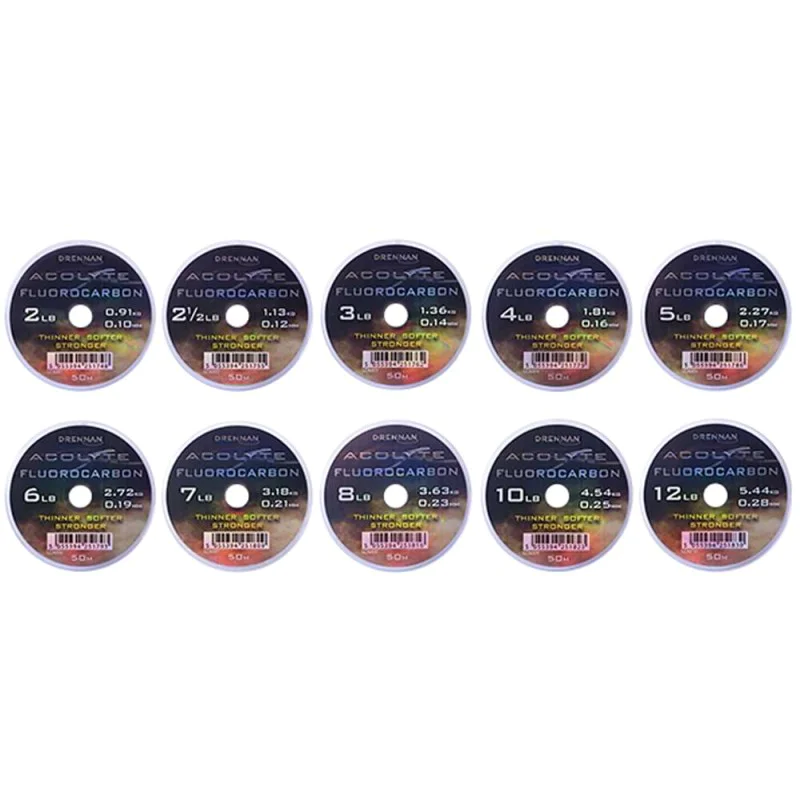 Влакно флуорокарбон DRENNAN Acolyte Fluorocarbon - 50m