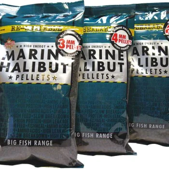 Пелети за хранене DYNAMITE BAITS Marine Halibut Pellets 900gr