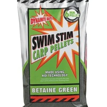 Пелети DYNAMITE BAITS Swim Stim Betaine Green Carp Pellets 900g