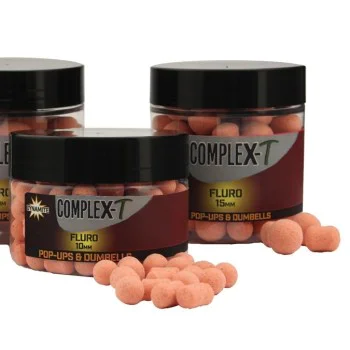 Топчета и дъмбели DYNAMITE BAITS CompleX-T Fluro Pop-Ups and Dumbells