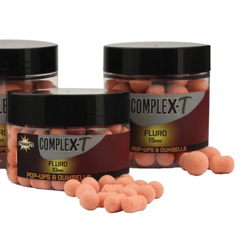 Топчета и дъмбели DYNAMITE BAITS CompleX-T Fluro Pop-Ups and Dumbells