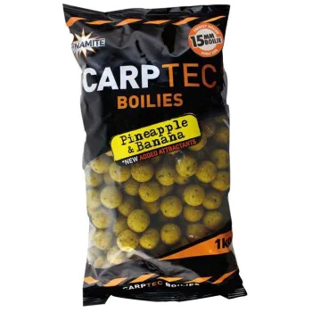 Протеинови топчета DYNAMITE BAITS Pineapple and Banana Carp Tec Boilies 15mm