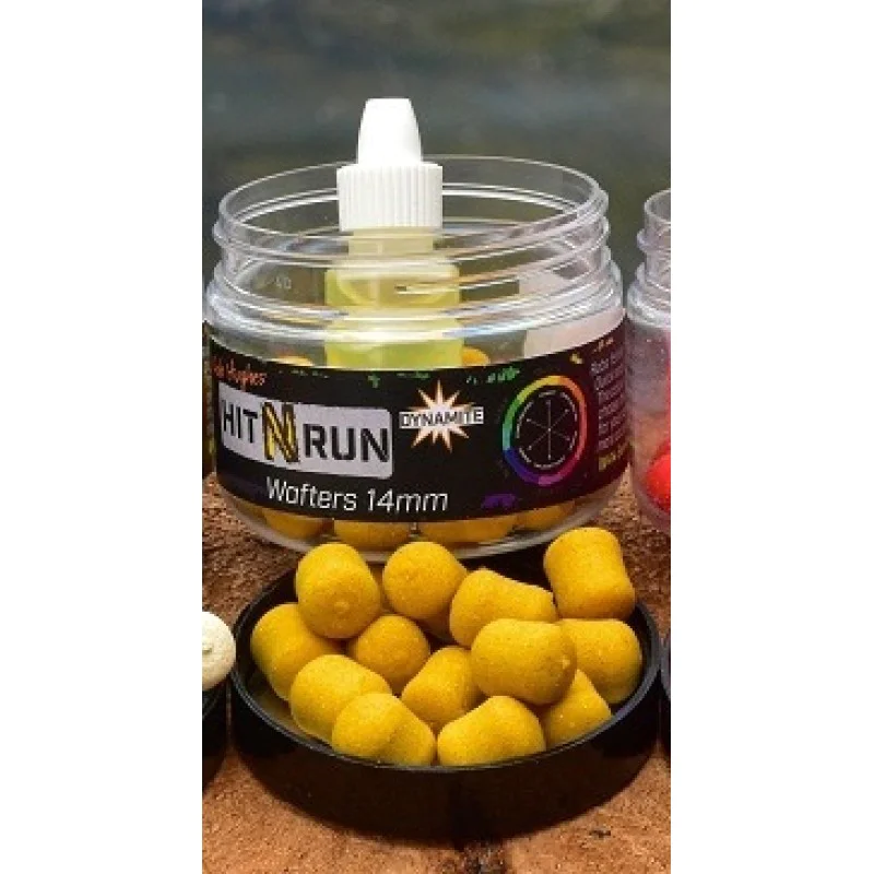 Неутрални дъмбели DYNAMITE BAITS Hit n Run - Wafters - Yellow 14mm