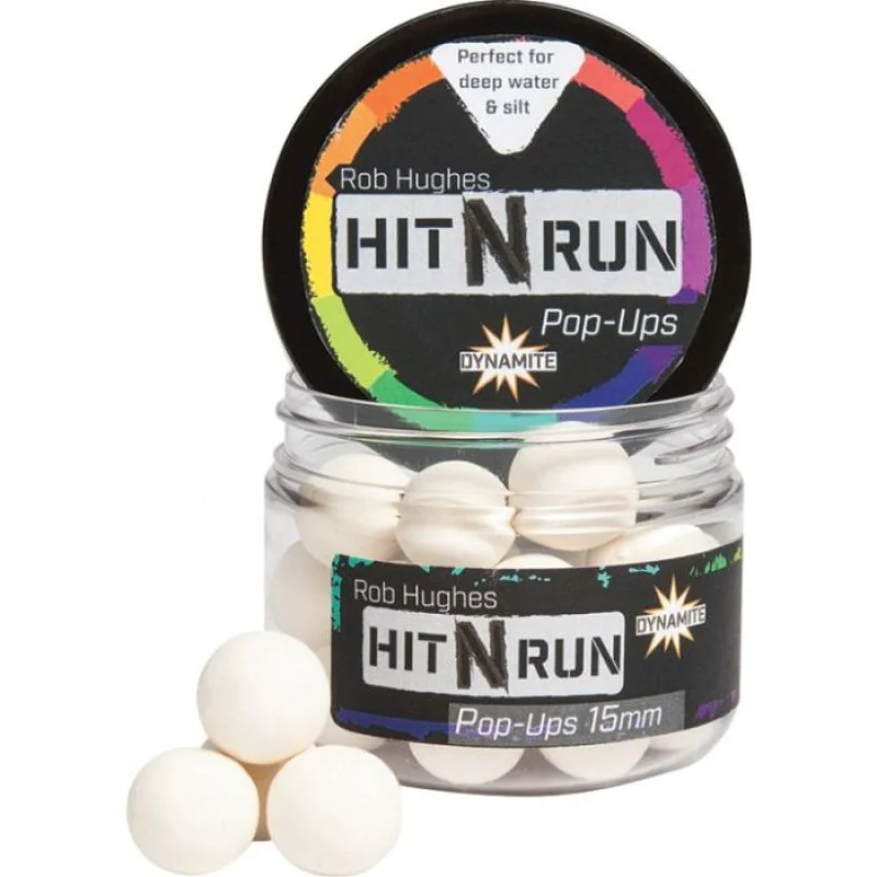 Плуващи топчета DYNAMITE BAITS Hit n Run - Pop Up - Bright White