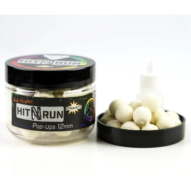 Плуващи топчета DYNAMITE BAITS Hit n Run - Pop Up - Bright White