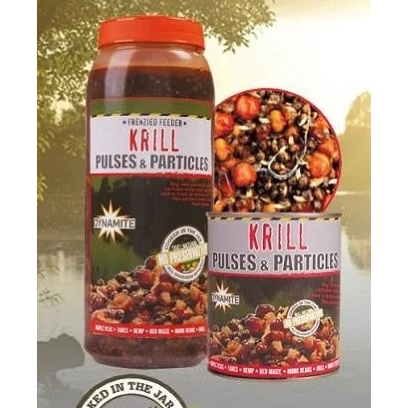 Парченца семена - KRILL DYNAMITE BAITS Frenzied Krill Pulses & Particles 700g