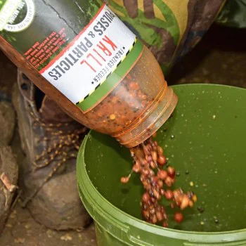 Парченца семена - KRILL DYNAMITE BAITS Frenzied Krill Pulses & Particles 2.5l