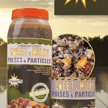 Парченца семена - сладки DYNAMITE BAITS Frenzied Sweet and Milky Pulses and Particles 700g