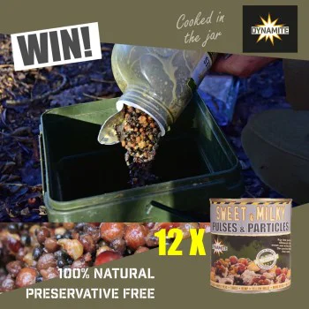 Парченца семена - сладки DYNAMITE BAITS Frenzied Sweet & Milky Pulses & Particles 2.5l