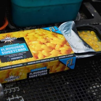 Царевица DYNAMITE BAITS Frenzied Flavoured Sweetcorn Yellow F1 Sweet 200g