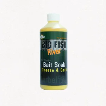 DYNAMITE BAITS Big Fish River Bait Soak - Cheese and Garlic 500ml