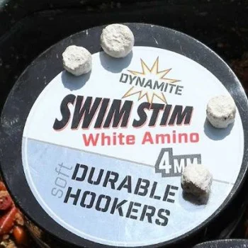 Пелети за кука DYNAMITE BAITS Swim Stim Durable Hook Pellet White Amino