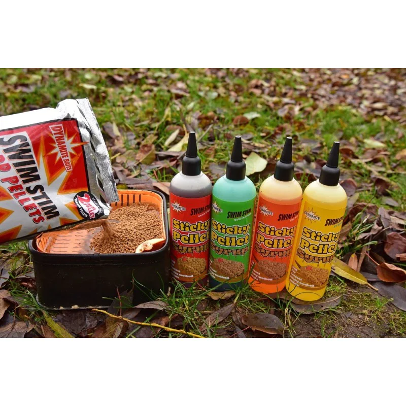 Течен ароматизатор DYNAMITE BAITS Swim Stim Sticky Pellet Syrup 300ml