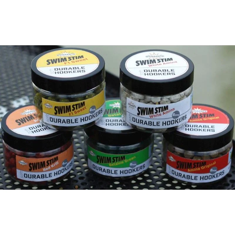 Пелети за кука DYNAMITE BAITS Swim Stim Durable Hook Pellet Betaine Green