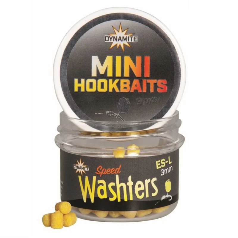 Неутрални дъмбели DYNAMITE BAITS Mini Hookbaits Speedy's Washters 3mm