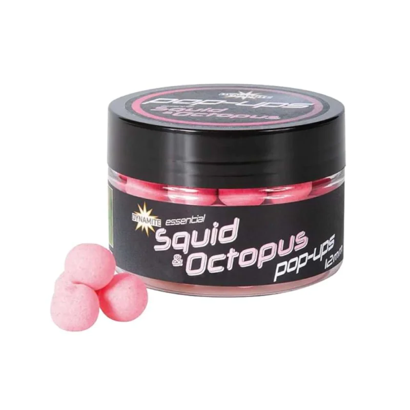 Плуващи топчета DYNAMITE BAITS Squid and Octopus Fluro Pop-ups 12mm