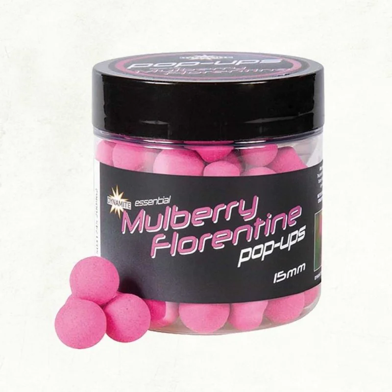 Плуващи топчета DYNAMITE BAITS Mulberry Florentine Fluro Pop-ups 15mm