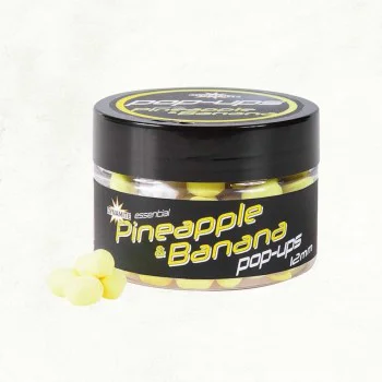Плуващи топчета DYNAMITE BAITS Pinaple and Banana Fluro Pop-ups 12mm