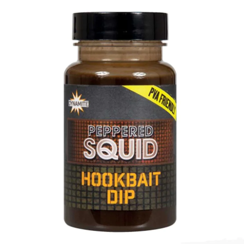 Дип - атрактант DYNAMITE BAITS Peppered Squid Concentrate Dip 100ml