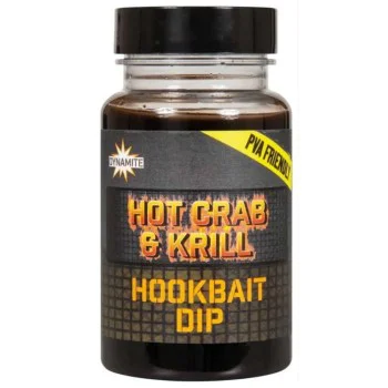 Дип - атрактант DYNAMITE BAITS Hot Crab and Krill Concentrate Dip 100ml