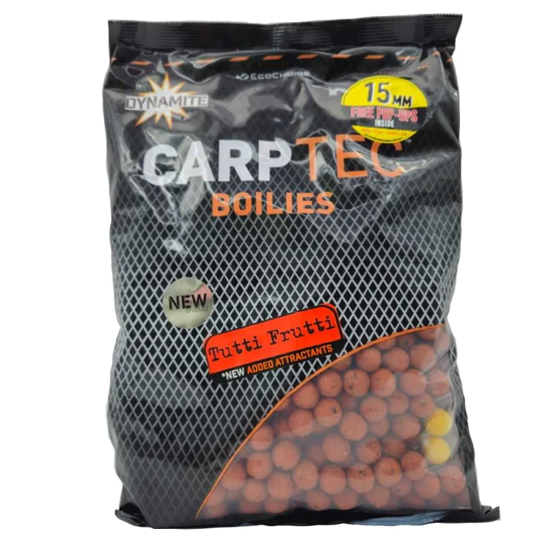 Протеинови топчета DYNAMITE BAITS Tutti Frutti Carp Tec Boilies 15mm 1.8kg