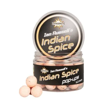 Плуващи топчета DYNAMITE BAITS Ian Russells Pop-Ups Indian Spice 12mm