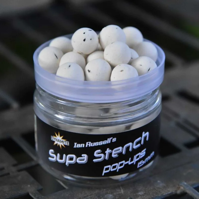 Плуващи топчета DYNAMITE BAITS Ian Russells Pop-Ups Supa Stench 12mm