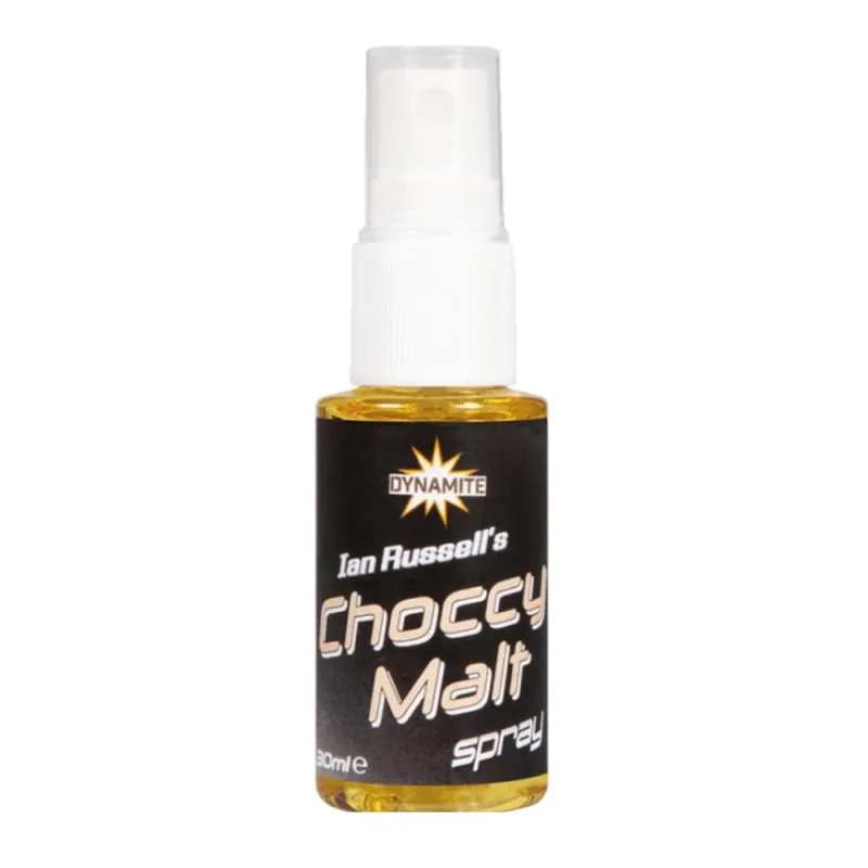 Ароматизиращ спрей DYNAMITE BAITS Ian Russells Spray Choccy Malt 30ml