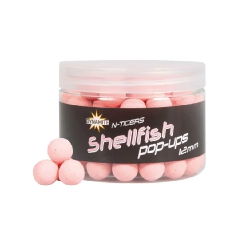 Плуващи топчета DYNAMITE BAITS N-Ticers Shellfish Pop-Up 12mm
