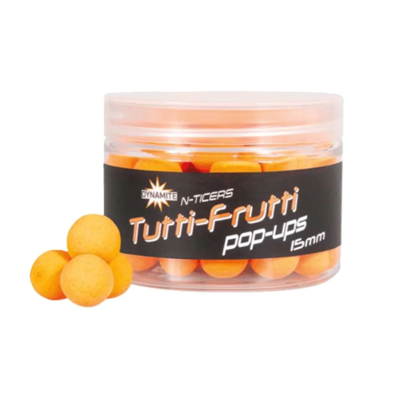Плуващи топчета DYNAMITE BAITS N-Ticers Tutti-Frutti Pop-Up 15mm