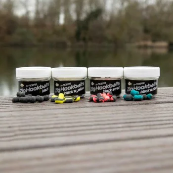 Стръв за Zig Rig DYNAMITE BAITS N-Ticers Zig Hookbaits Black & Blue