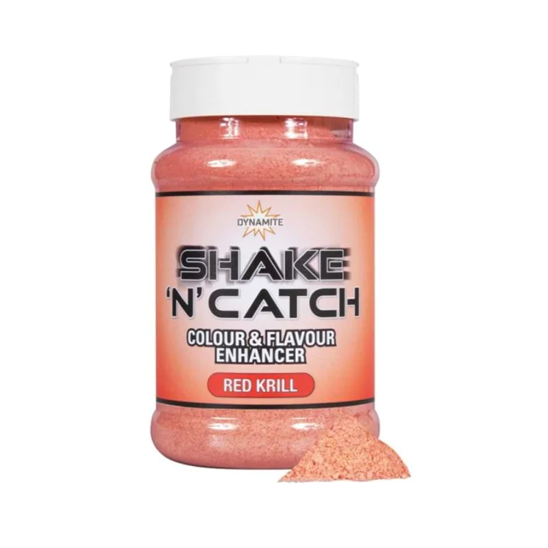 Атрактант DYNAMITE BAITS Shake N Catch Colour And Flavour Enhancer Krill Red