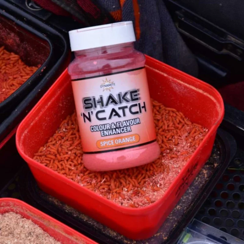 Атрактант DYNAMITE BAITS Shake N Catch Colour And Flavour Enhancer Spice Orange