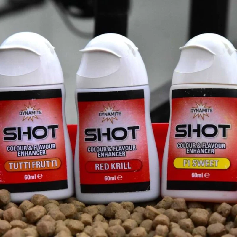Атрактант DYNAMITE BAITS Shot Colour And Flavour Enhancer F1 Sweet Yellow